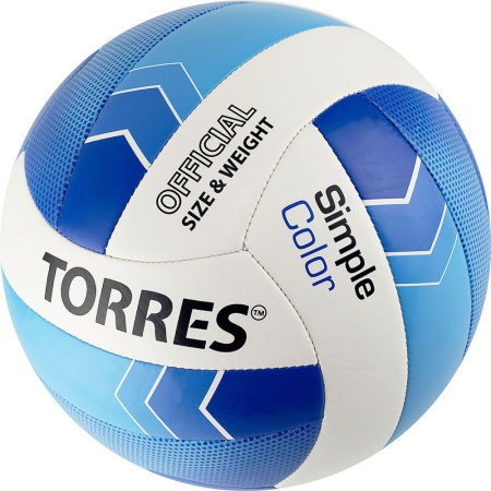 Купить Мяч волейбольный Torres Simple Color любительский р.5 в Краснослободске 